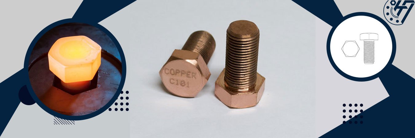Copper 9-10 Hex bolt